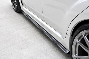 LIBERAL Side Lower Spoilers — Carbon (clear-coated) for Subaru Impreza WRX STI GV — 2