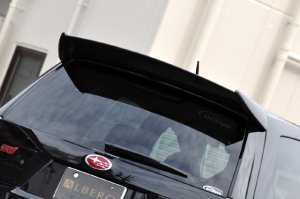 LIBERAL Tailgate Spoiler — Carbon finish (clear-coated) for Subaru Forester SH5 — 2