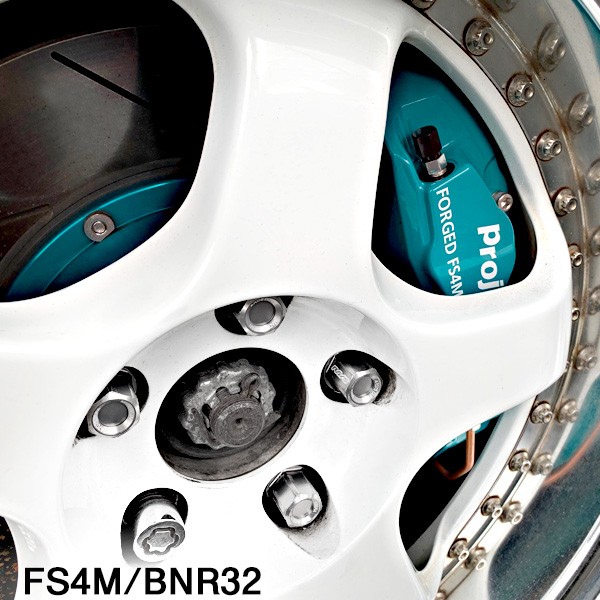 Project μ คาลิเปอร์เบรก Projectμ FS4M FORGED STREET CALIPER 4pistons x 2Pads FS4M-T112SP OEM FS4M-T112SP — รูปภาพ 27