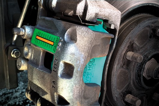 Project μ キャリパー温度ステッカー Projectμ CALIPER TEMP INDICATOR ST-CPTL04 OEM ST-CPTL04 — 写真 2