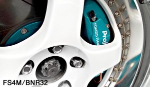 Project μ คาลิเปอร์เบรก Projectμ FS4M FORGED STREET CALIPER 4pistons x 2Pads FS4M-T112SP OEM FS4M-T112SP — รูปภาพ 26
