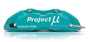 Project μ คาลิเปอร์เบรก Projectμ FS4M FORGED STREET CALIPER 4pistons x 2Pads FS4M-F103GP OEM FS4M-F103GP