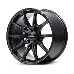 RAYS VV25R 19x8J Glass Black + RAP(68J) Diamond Cut/Side Jet Black 12299804520YAJ