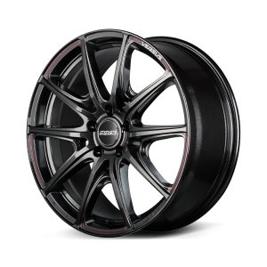 RAYS VV25R 19x8J Glass Black + RAP(68J) Diamond Cut/Side Jet Black 12299804520YAJ - thumbnail 3