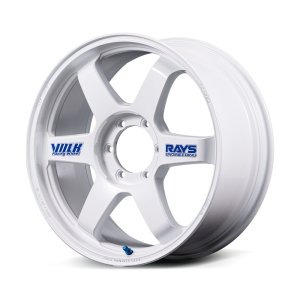 TE37 ultra LARGE P.C.D. 30TH STICKER Ver. 18x8J Белый