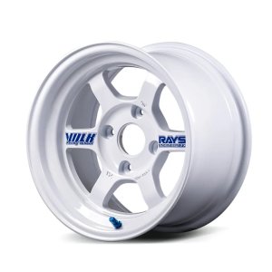 RAYS TE37V 30TH STICKER Ver. — 14x7J / +0 / 4x114.3 / WH OEM 02544700001WH