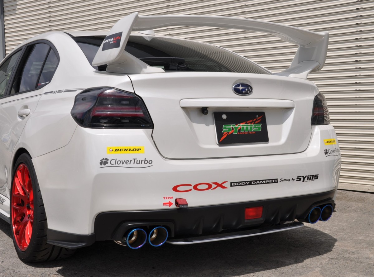 SYMS Quad PERFORMANCE EXHAUST SYSTEM OEM Y0800VA014（Subaru WRX STI VAB-A用） — 写真 2