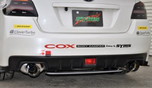 SYMS WRX VA HIGH PERFORMANCE EXHAUST SYSTEM OEM Y0800VA013 — 2