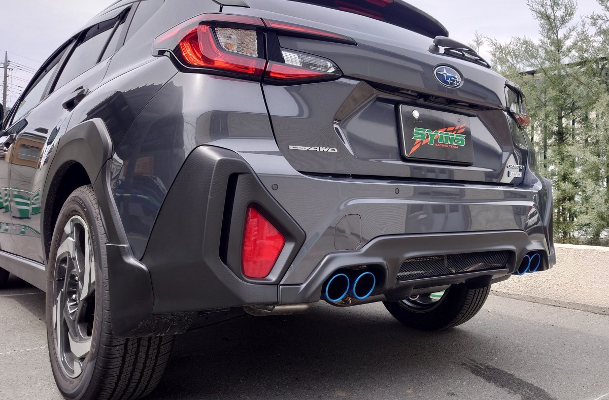 SYMS リヤマフラー＆ガーニッシュセット OEM Y3000GU002（Subaru Crosstrek GUF用） — 写真 3