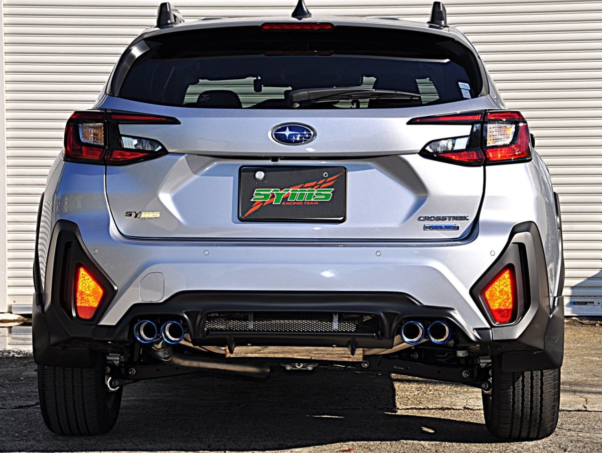 SYMS リヤマフラー＆ガーニッシュセット OEM Y3000GU002（Subaru Crosstrek GUF用） — 写真 2