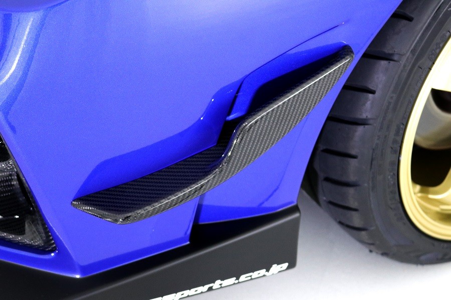 ZERO/SPORTS Front Bumper Spoiler (Carbon Version) OEM 0101042 for Subaru WRX STI VAB-A — Photo 3