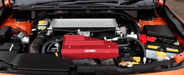 ZERO/SPORTS ベルトプロテクター レッド OEM 0199056（Subaru WRX S4 VBH用） — 写真 2