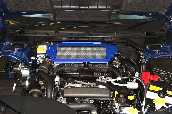 ZERO/SPORTS インタークーラーガード レッド OEM 0306052（Subaru Forester SK5用） — 写真 3