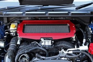 ZERO/SPORTS インタークーラーガード レッド OEM 0306062（Subaru WRX S4 VBH用） — 2