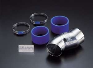 ZERO/SPORTS エアインテークパイプ SG5/SG9 Φ76エアフロ専用 OEM 0413001(Subaru Forester SG5用)