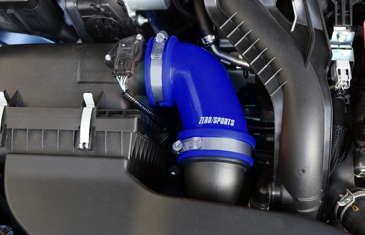 ZERO/SPORTS Air Intake Hose Blue OEM 0413019 for Subaru Forester SK5 — Photo 2