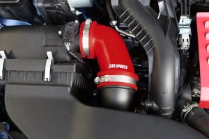 ZERO/SPORTS エアインテークホース レッド OEM 0413020（Subaru Forester SK5用） — 2