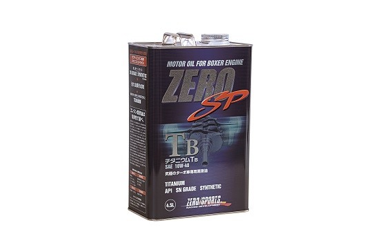 ZERO/SPORTS ZERO SP チタニウムエンジンオイル TB 4.5L缶 10W-40 OEM 0826012 — 写真 2