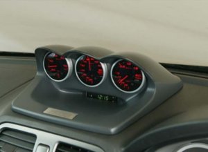 ZERO/SPORTS トリプルメーターフード グレー塗装モデル OEM 0930003