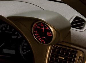 ZERO/SPORTS シングルメーターフード マットグレー塗装モデル OEM 0930015(Subaru Forester SH5用)