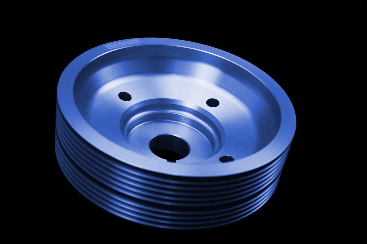 ZERO/SPORTS WRCクランクプーリー ブルーモデル EJ/EL OEM 1137017（Subaru WRX STI VAB-A用） — 写真 2