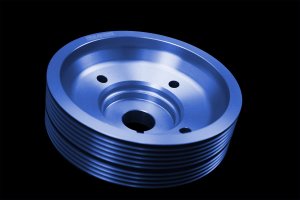 ZERO/SPORTS WRCクランクプーリー ブルーモデル EJ/EL OEM 1137017（Subaru WRX STI VAB-A用） — 2