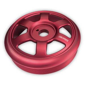 ZERO/SPORTS ライトウェイトクランクプーリー レッド OEM 1137021(Subaru BRZ ZD8用)