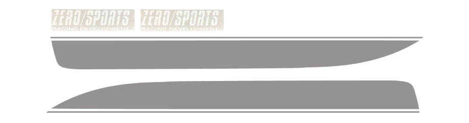 ZERO/SPORTS ดีคอลด้านข้าง OEM 1453104 สำหรับ Subaru BRZ ZD8 — รูปภาพ 2