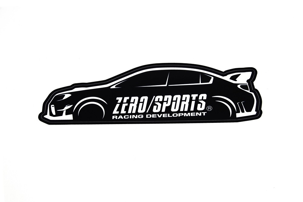 ZERO/SPORTS Design Sticker สีดำ DS-1 OEM 1453301 — รูปภาพ 2