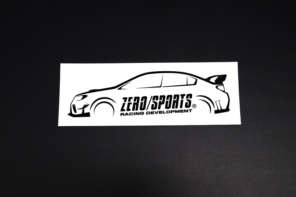 ZERO/SPORTS デザインステッカー ホワイト DS-2 OEM 1453302 — 写真 3