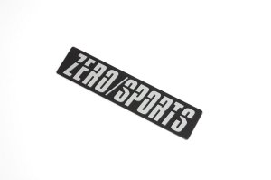 ZERO/SPORTS アルミエンブレム Type3 大 AE-11 ブロック体シールタイプ(幅110mm×縦25mm） OEM 1454016 — 2