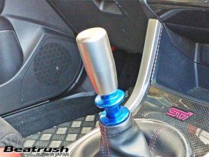 Laile チタン･シフトノブ【Type-EBR】 サンドブラスト仕上げ A9TB-EBR